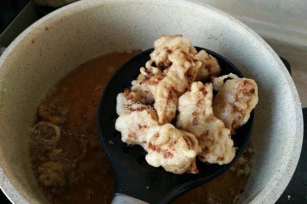 博山硬炸肉的做法图解9