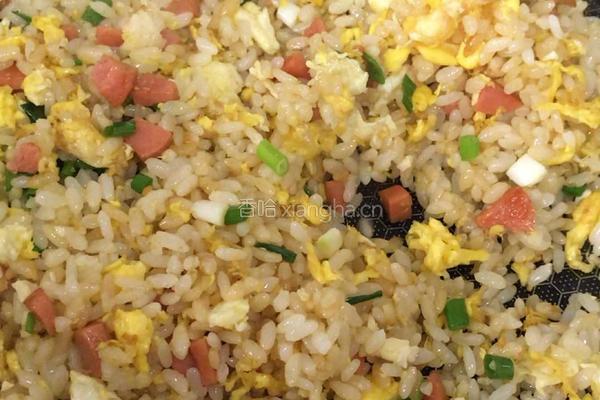火腿蛋炒饭的做法图解8