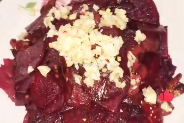 效果辣培根紫菜头的做法图解8