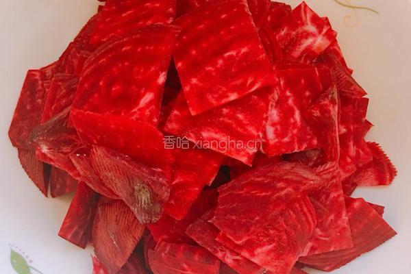 效果辣培根紫菜头的做法图解1