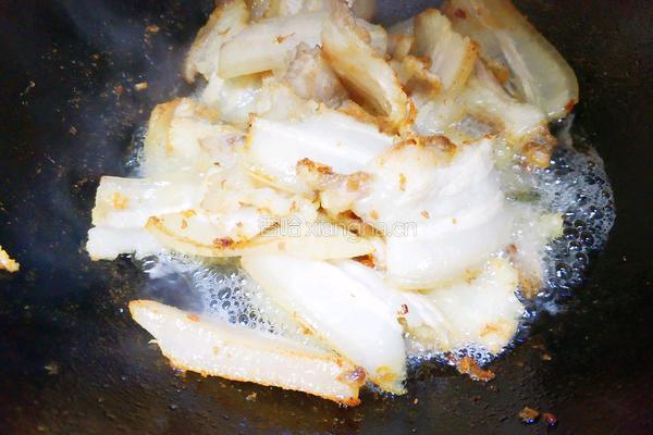 青蒜回锅肉的做法图解6
