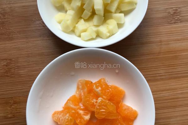 酒酿水果甜羹的做法图解4