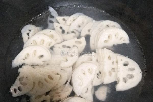 素炒藕片的做法图解4
