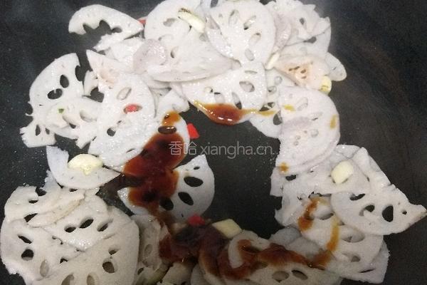 素炒藕片的做法图解11