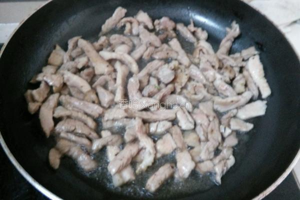 土豆丝炒肉的做法图解3