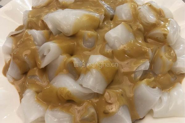 粤式美食－混酱猪肠粉的做法图解3