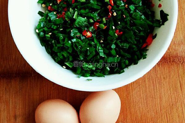 韭菜煎鸡蛋的做法图解4