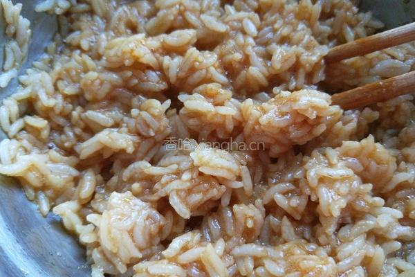 新文美食 扇贝虾仁蛋炒饭的做法图解6