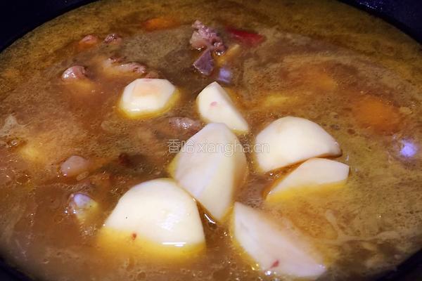 排骨土豆炖豆角的做法图解13