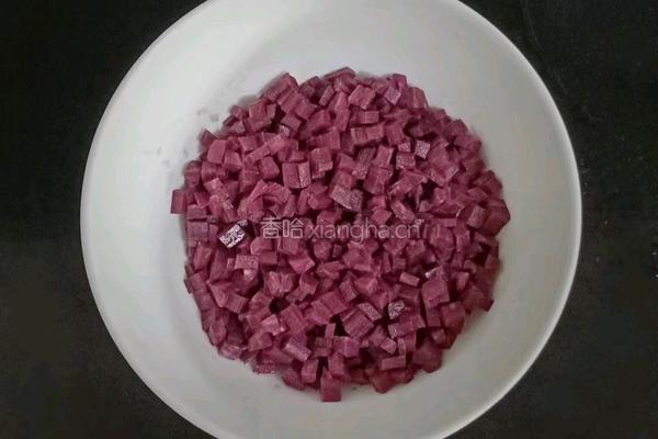 紫薯山药粥 (宝宝辅食）的做法图解2