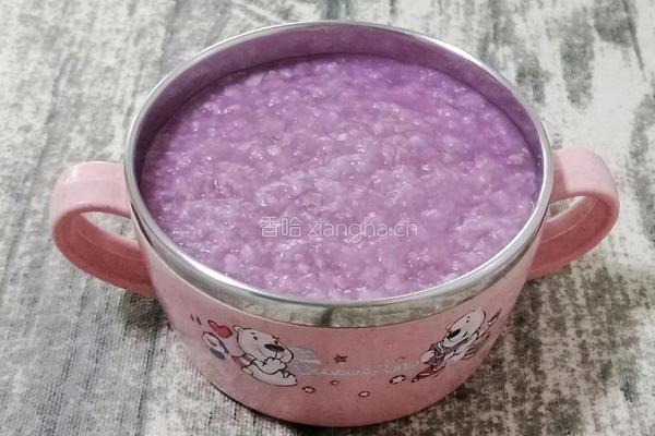 紫薯山药粥 (宝宝辅食）的做法图解7