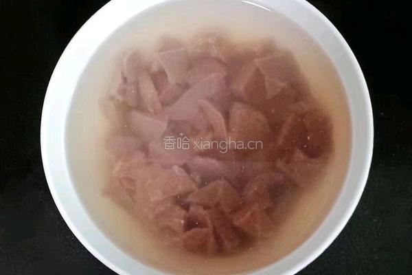 猪肝豆腐饼 (宝宝辅食）的做法图解1