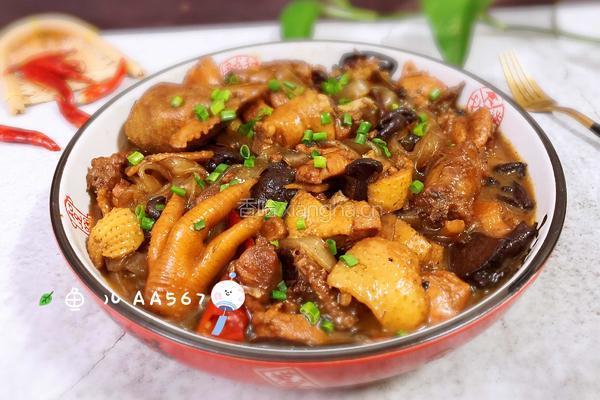 小鸡炖蘑菇粉条的做法图解17
