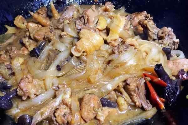 小鸡炖蘑菇粉条的做法图解16