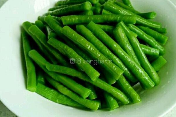 凉拌豆角的做法图解4