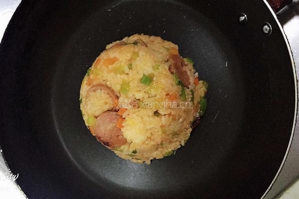 芝士蛋包饭（网红炒饭）火焰山的做法图解7