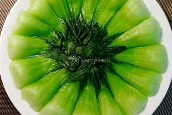 香菇菜心的做法图解2