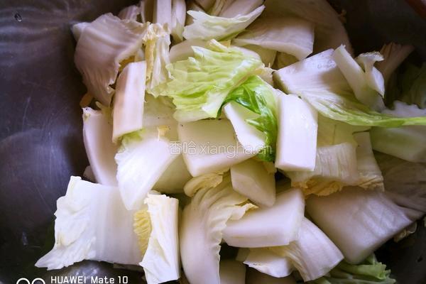 懒人必备之醋溜白菜（非辣）的做法图解1