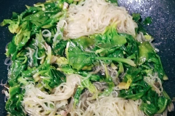 酱香菠菜拌粉丝的做法图解7
