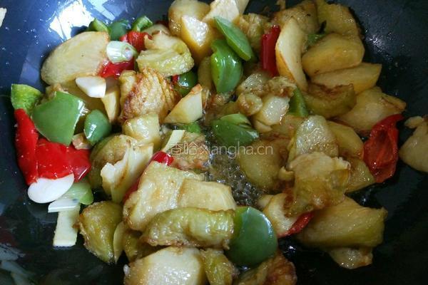 新文美食 地三鲜的做法图解9