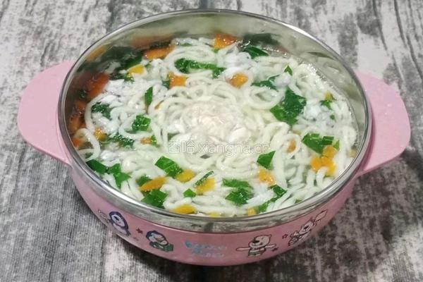 鲳鱼蛋黄面线 (宝宝辅食）的做法图解10