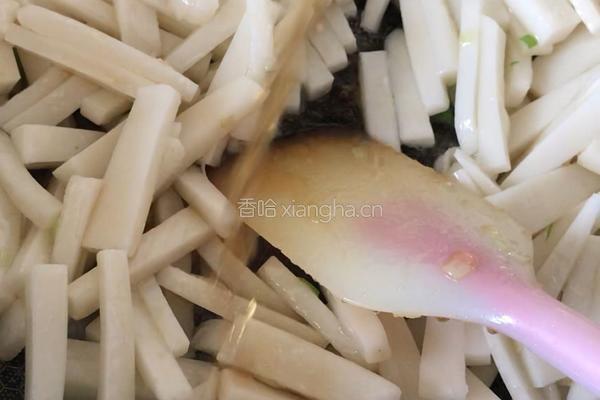 鸡蛋炒年糕的做法图解7