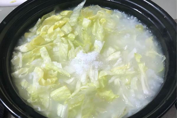粤式－生菜粥的做法图解5