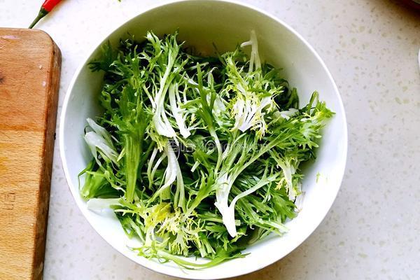凉拌苦菊的做法图解3
