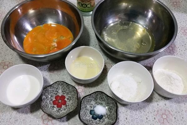 八寸戚风蛋糕的做法图解1
