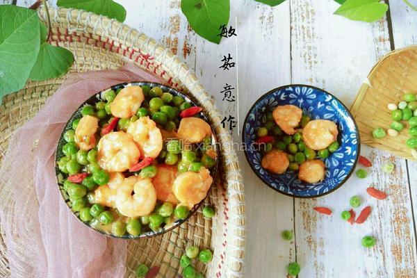 豌豆炒虾仁的做法图解10