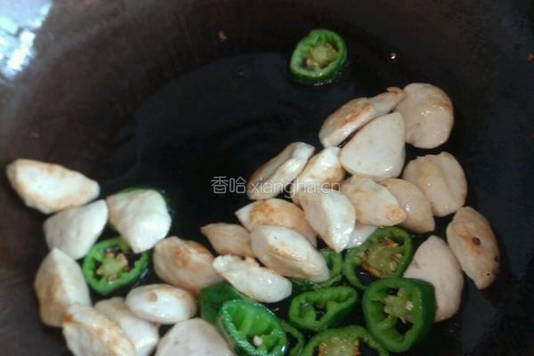 荷兰豆丸子的做法图解4