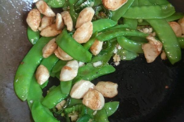 荷兰豆丸子的做法图解6