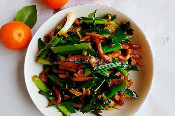 蒜苗肉丝的做法图解11