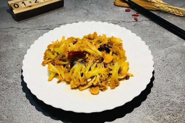 孜然菜花的做法图解13