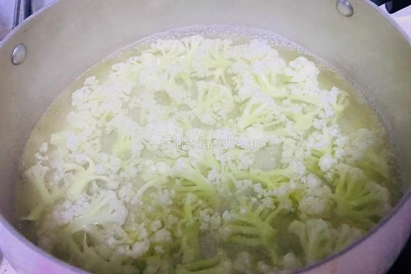 孜然菜花的做法图解4