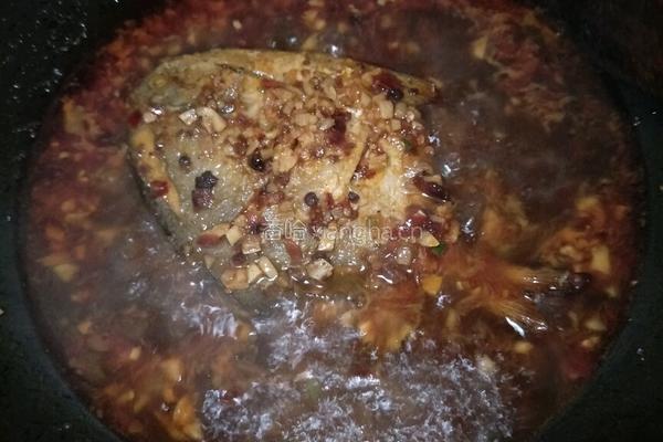 豆瓣酱烧平鱼的做法图解9