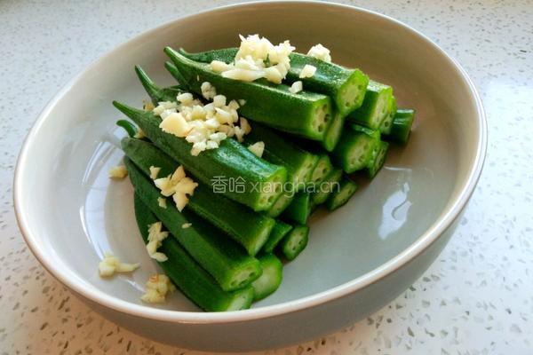 河北白灼秋葵的做法图解6
