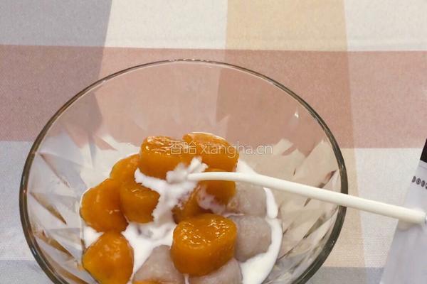 粤式甜品－牛奶双色芋圆的做法图解10