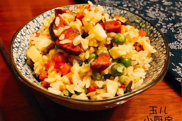 四川—腊肠牛肝菌焖饭的做法图解13