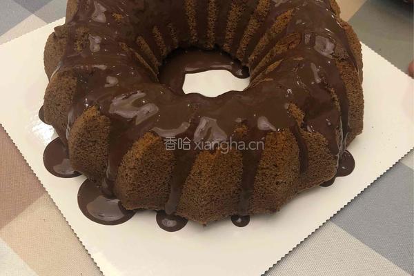 巧克力坚果戚风蛋糕的做法图解16