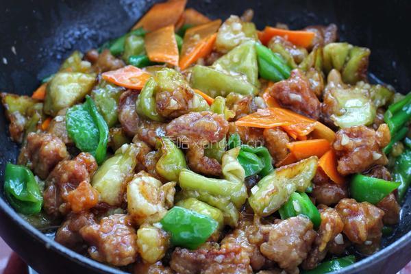 东北茄子溜肉段的做法图解11