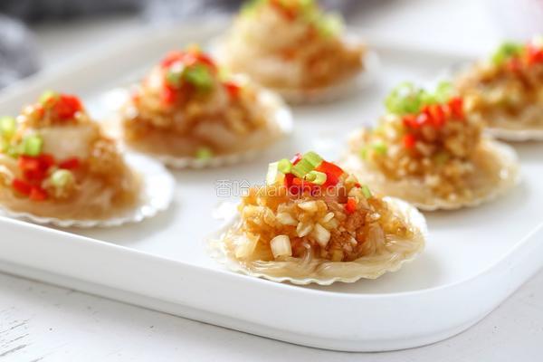蒜蓉粉丝蒸扇贝的做法图解10
