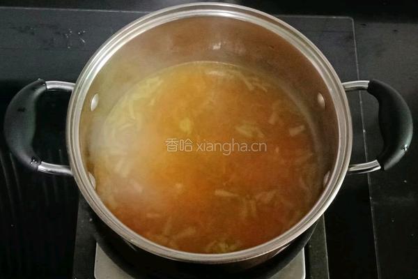 南瓜虾皮疙瘩汤 (宝宝辅食）的做法图解8