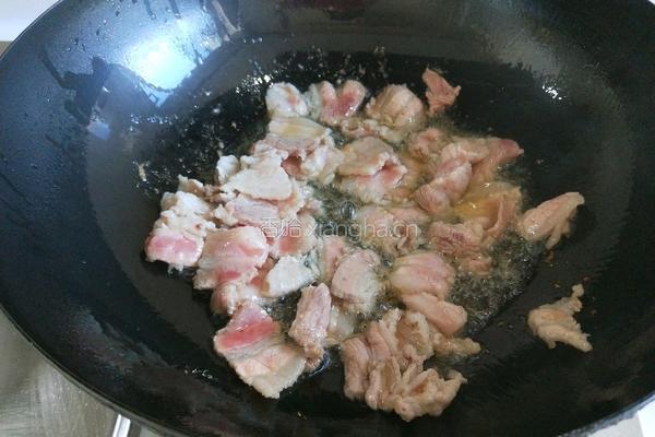 北京的 五花肉辣炒蒜苔的做法图解4