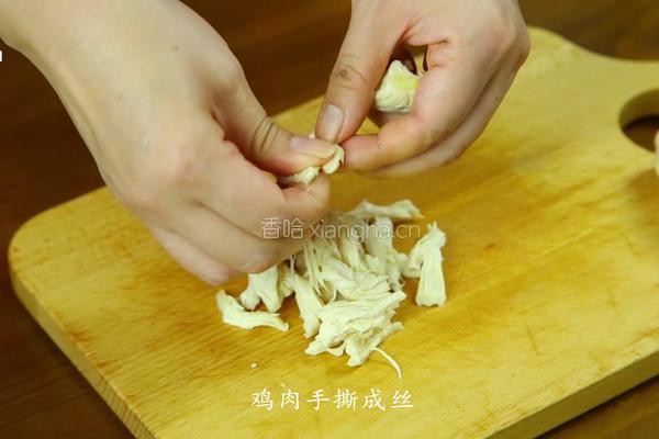 韩式魔芋鸡丝凉拌菜的做法图解8