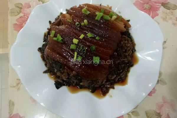 梅菜扣肉的做法图解7