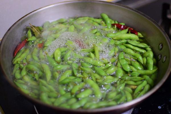 香辣煮毛豆的做法图解8