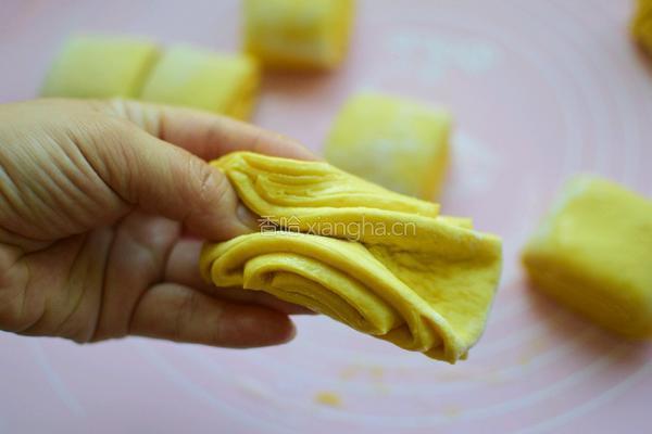 南瓜花卷的做法图解8