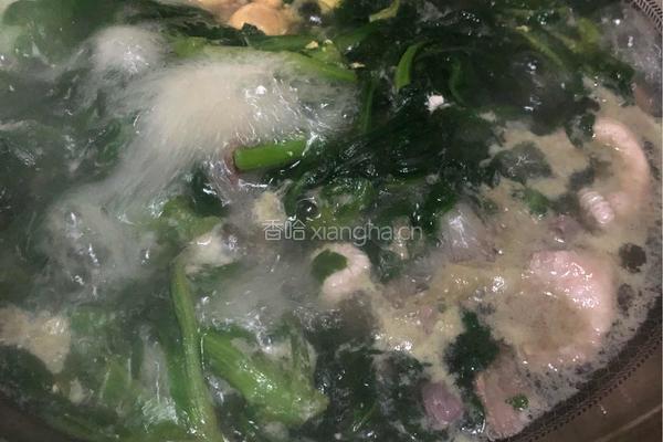 粤式－茼蒿鸡杂汤的做法图解7