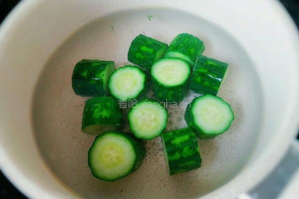 黄瓜酿肉的做法图解4